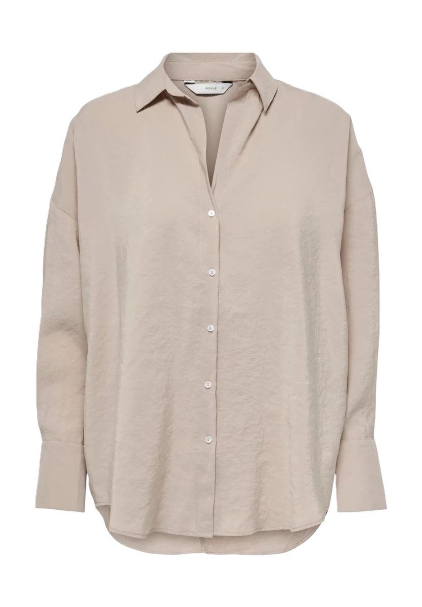 Locker geschnittenes Hemd mit Knopfleiste