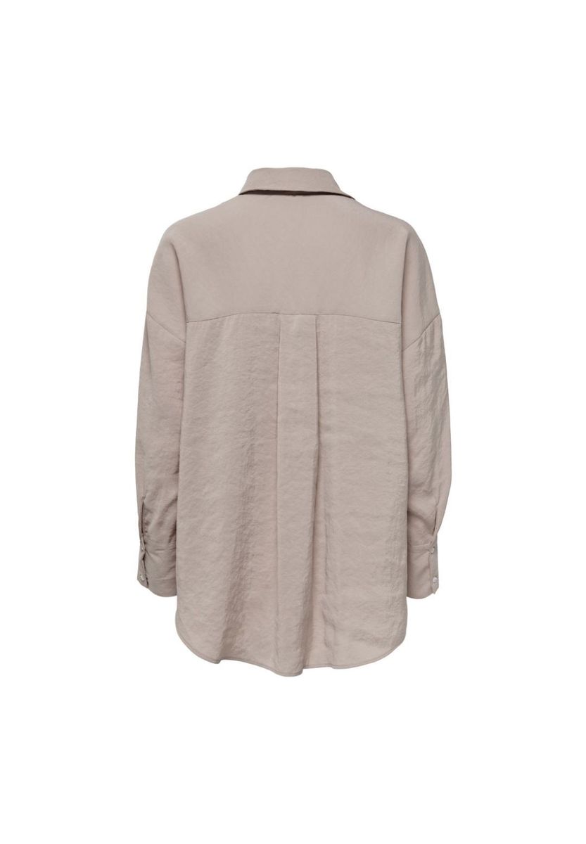 Locker geschnittenes Hemd mit Knopfleiste