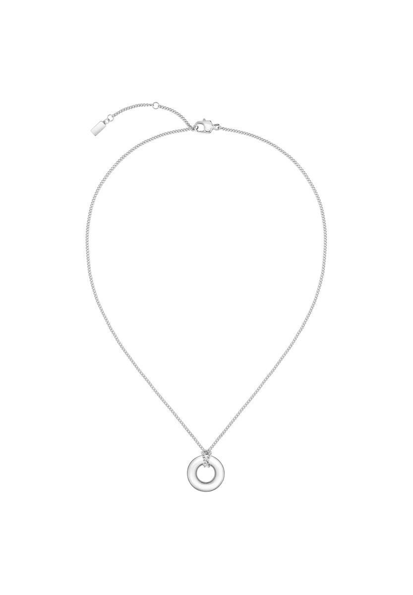 Polierte Kette mit Ringanhänger