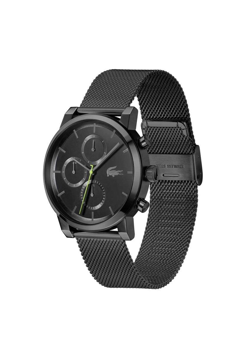 Minimalistischer Chronograph mit Mesh-Armband