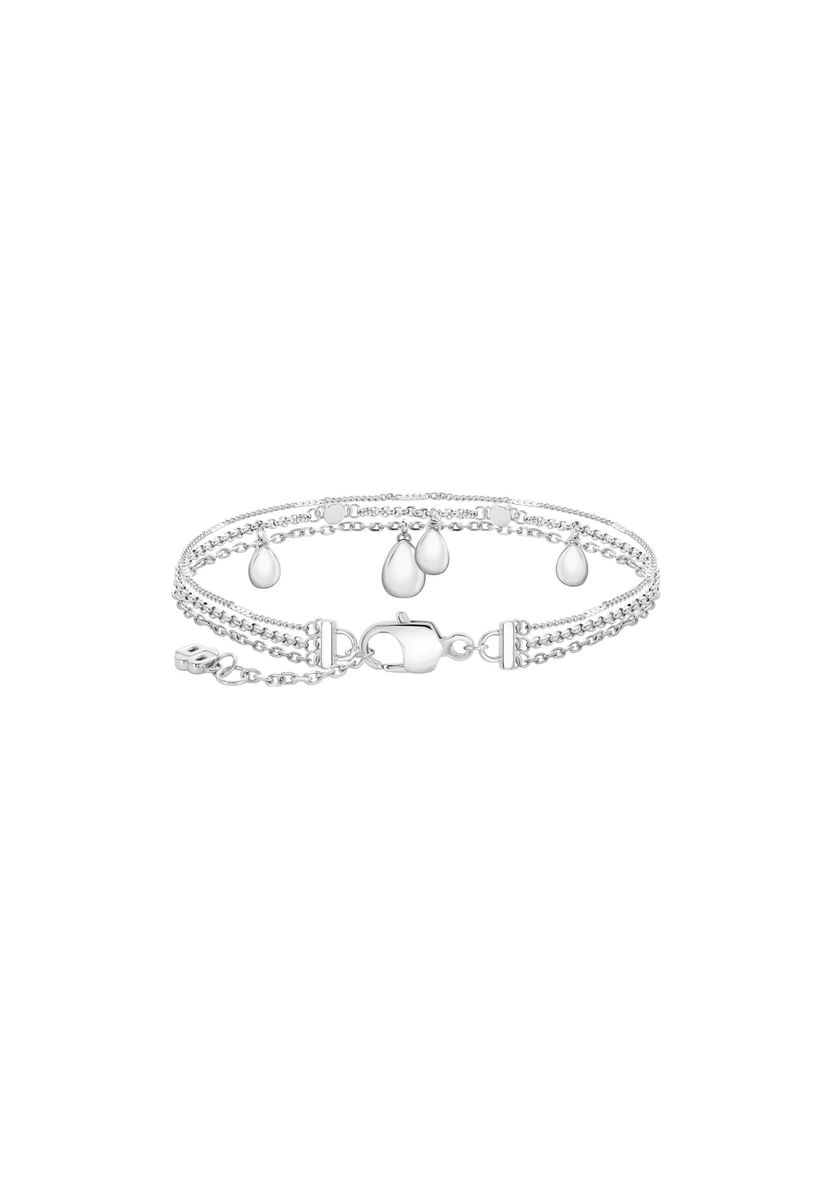 Dreireihiges Armband mit Tropfenanhängern