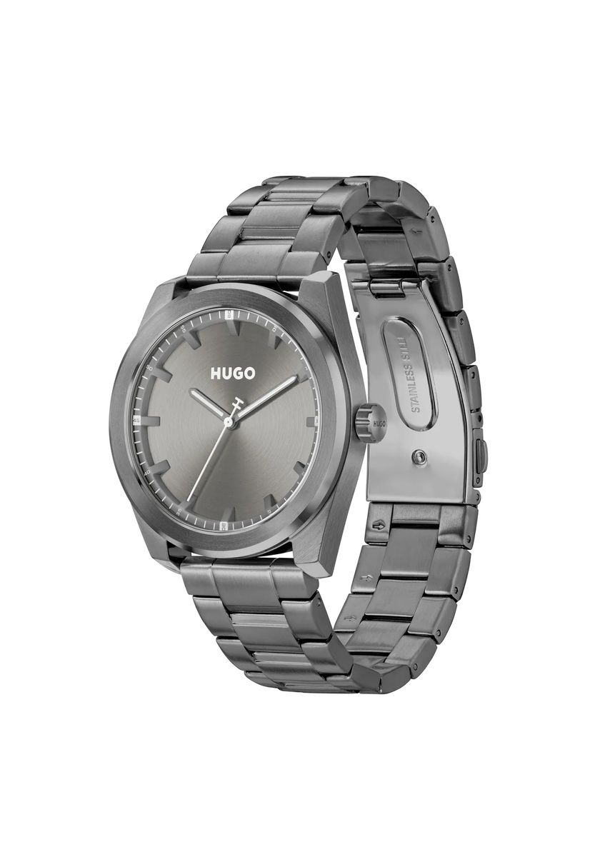 Minimalistische Armbanduhr aus Edelstahl