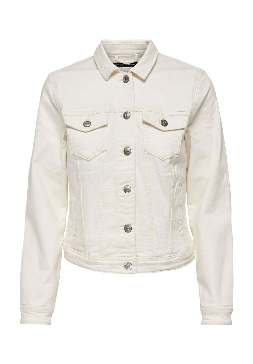 Klassische taillierte Jeansjacke