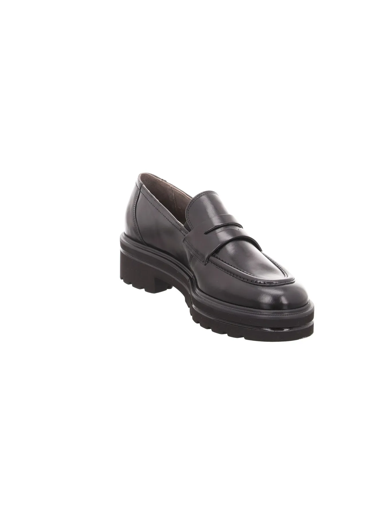 Minimalistische Chunky Leder-Pennylofer