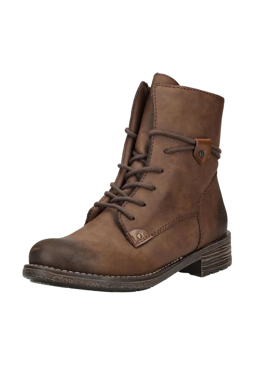 Geschnürte Stiefeletten im Vintage-Look