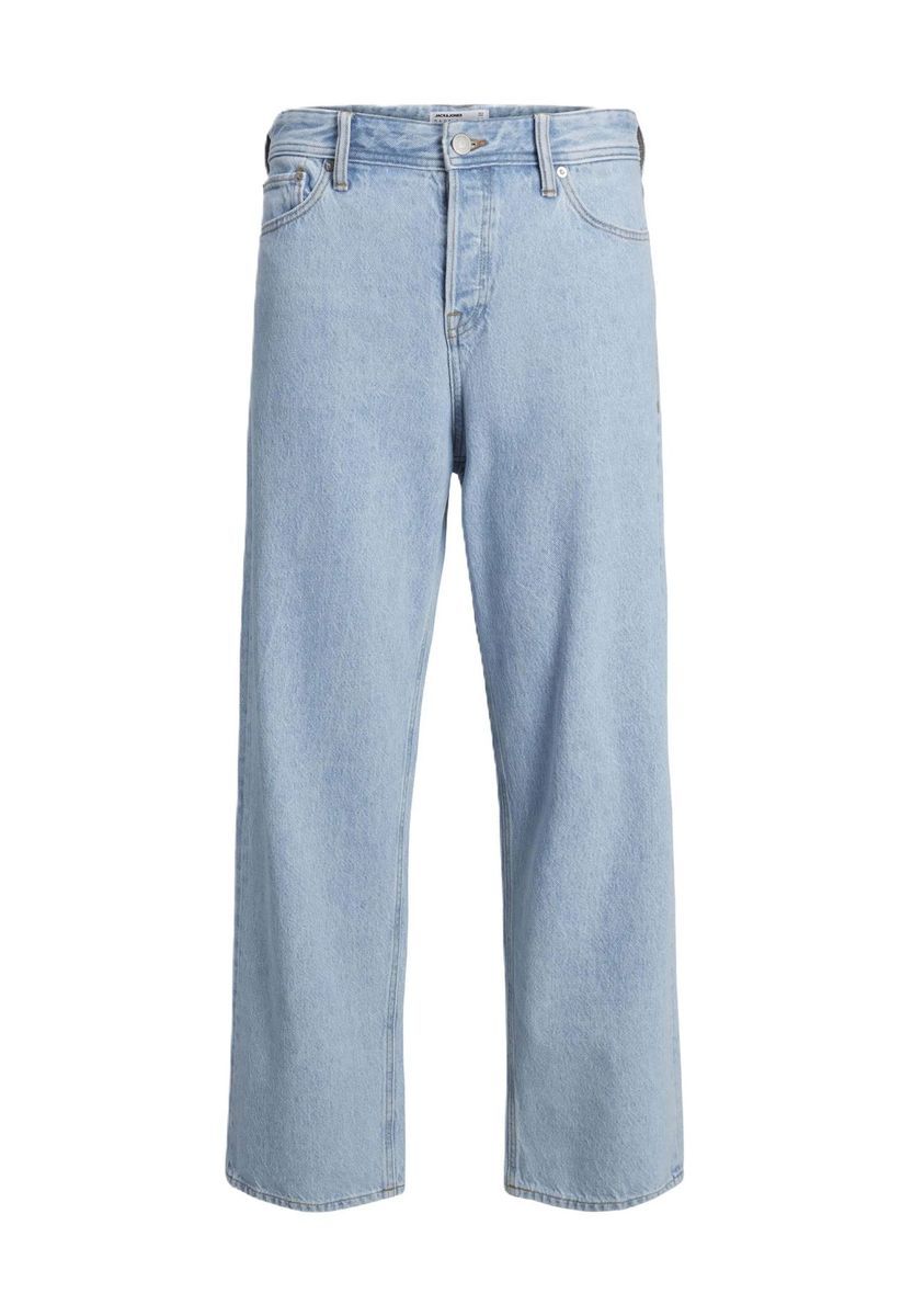 Jeans mit lockerer Passform und heller Waschung