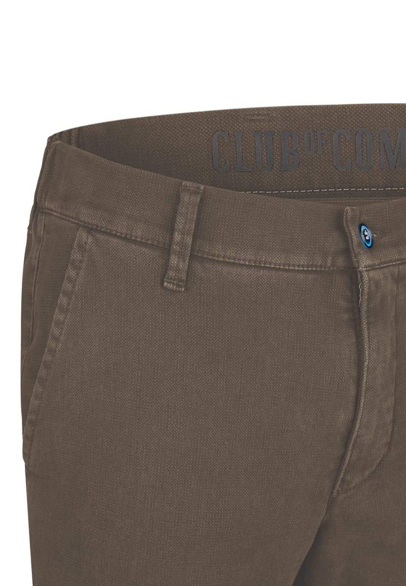 Slim Fit Chino mit Struktur