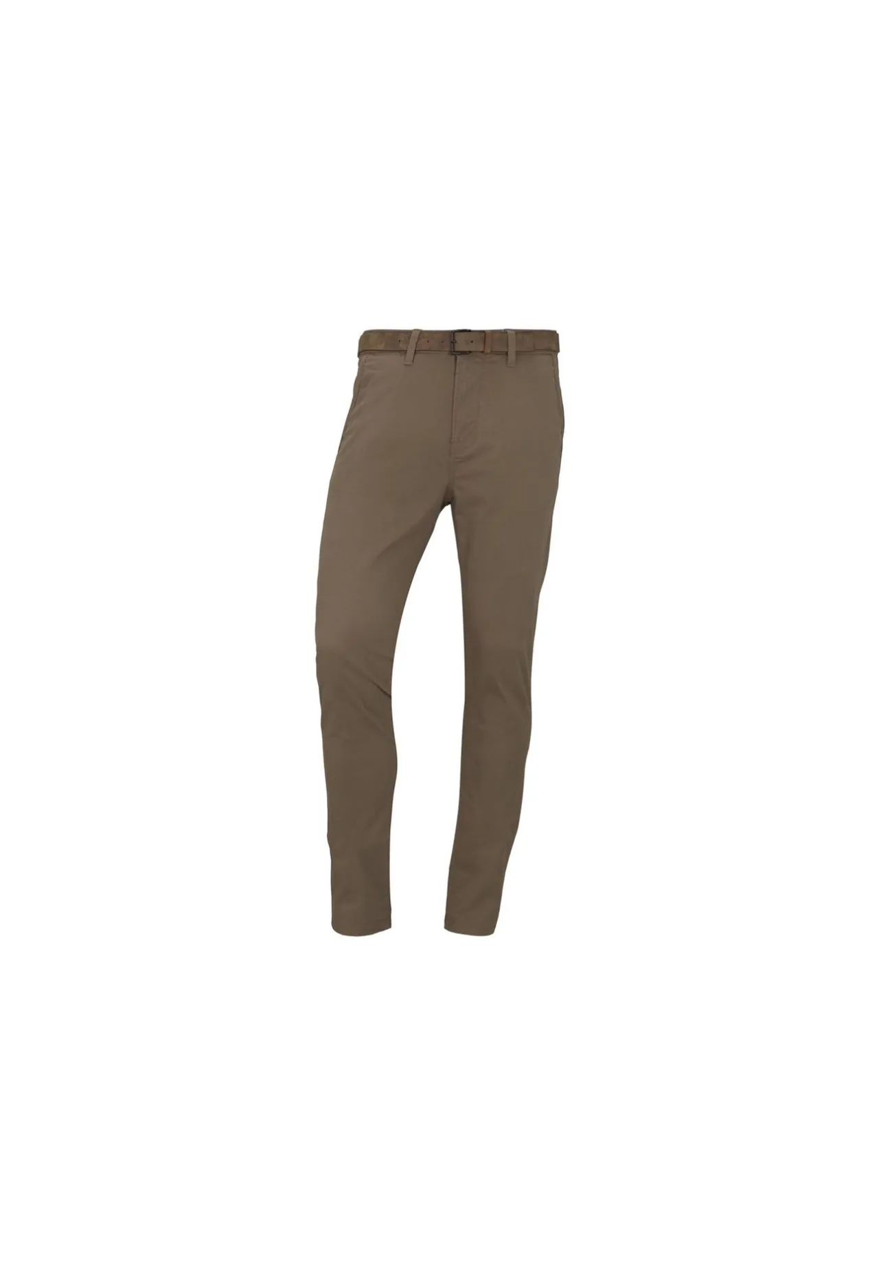 Klassische Slim-Fit Chino mit Gürtel