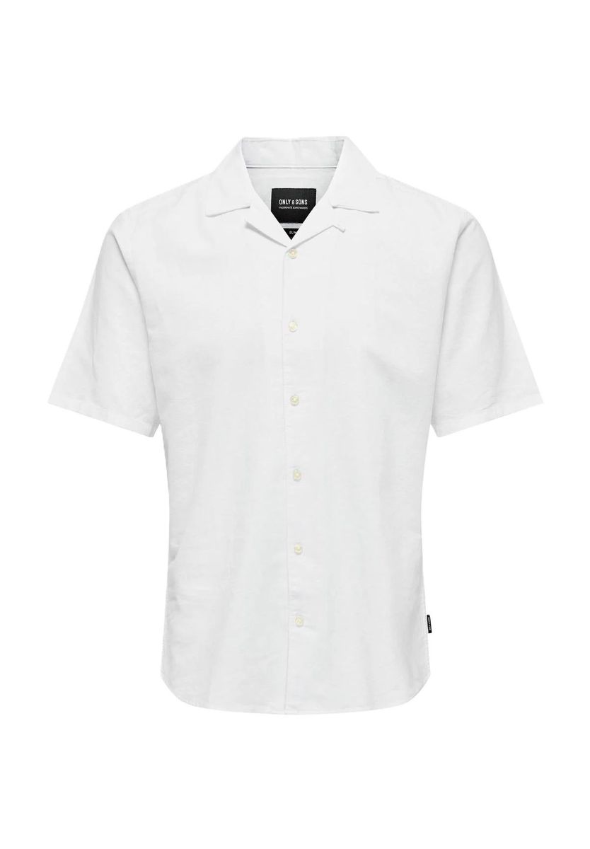 Herren Kurzarm Camp Kragen Hemd