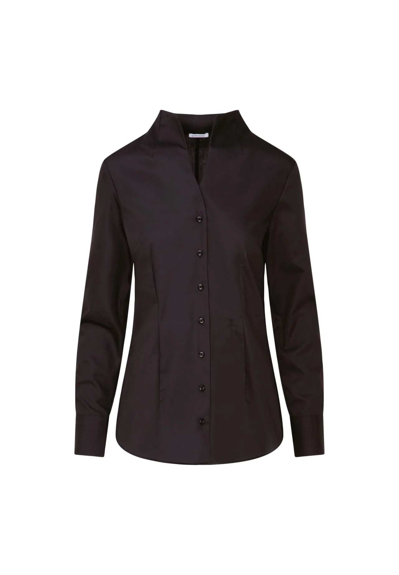 Elegante Bluse mit Kelchkragen
