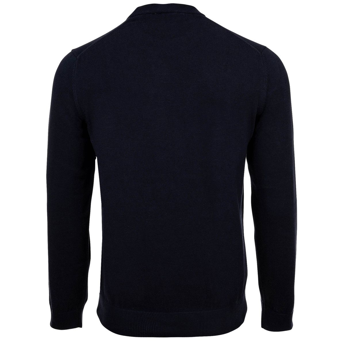 Klassischer Baumwollpullover mit Rundhalsausschnitt