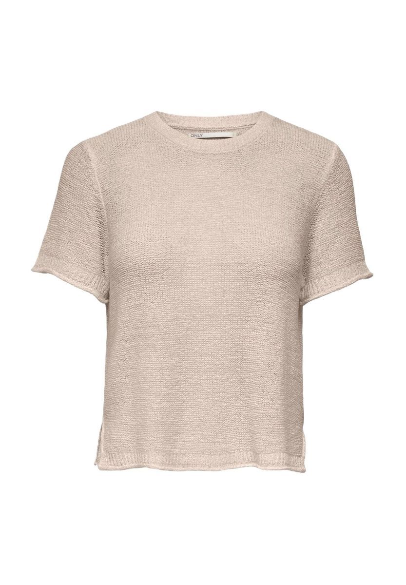 Lässiges Strick Kurzarm-Top