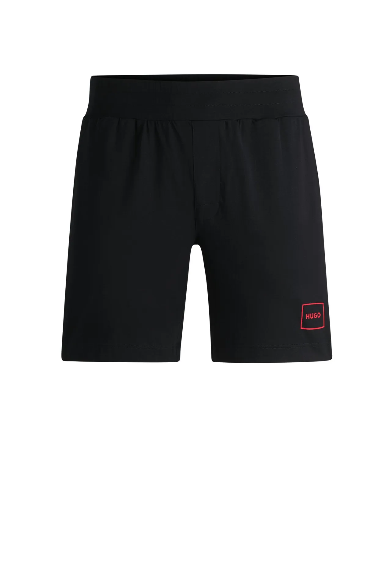 Einfache Sweatshorts mit Logo-Patch