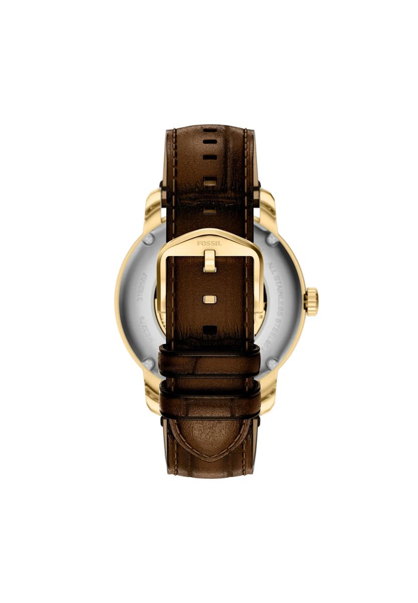 Skelettuhr mit Lederarmband