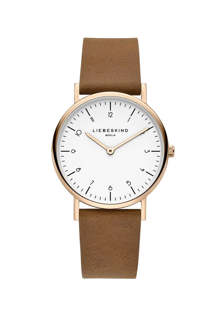 Minimalistische Skandinavische Lederarmband-Uhr