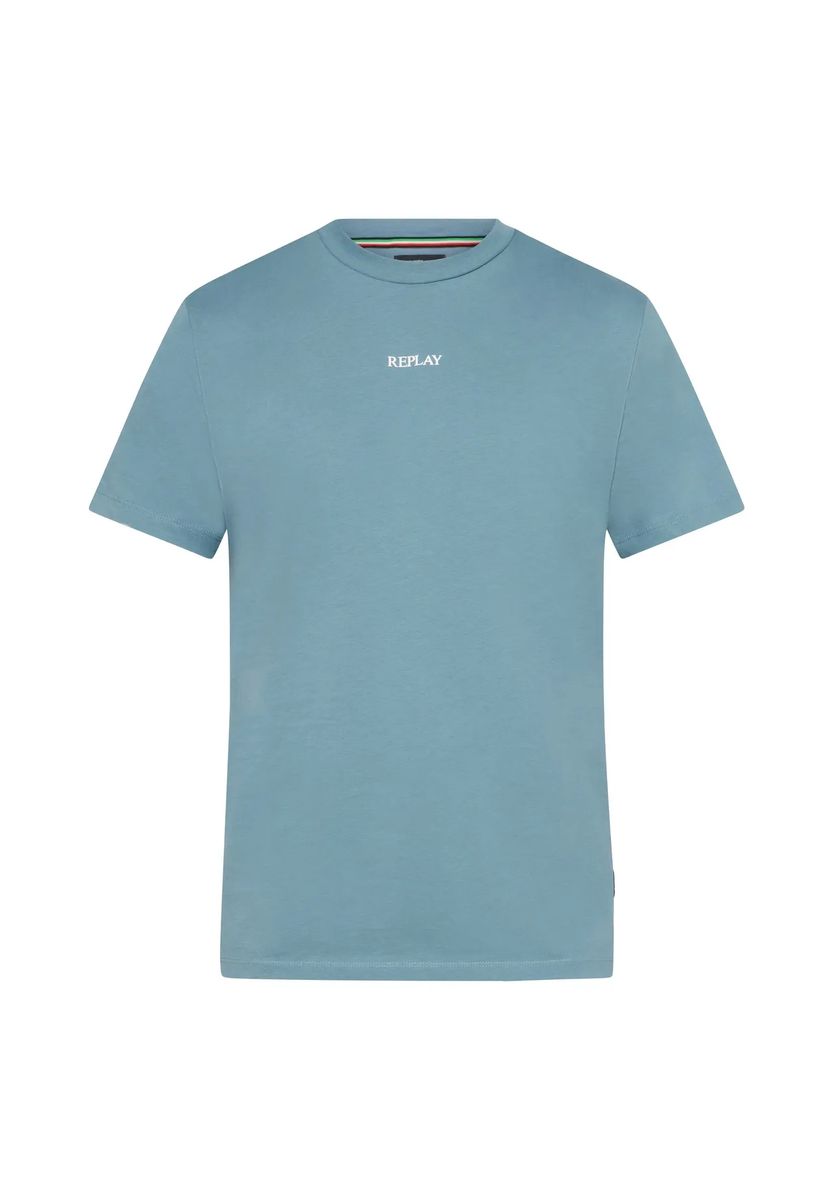 Minimalistisches Rundhalsshirt mit Logo