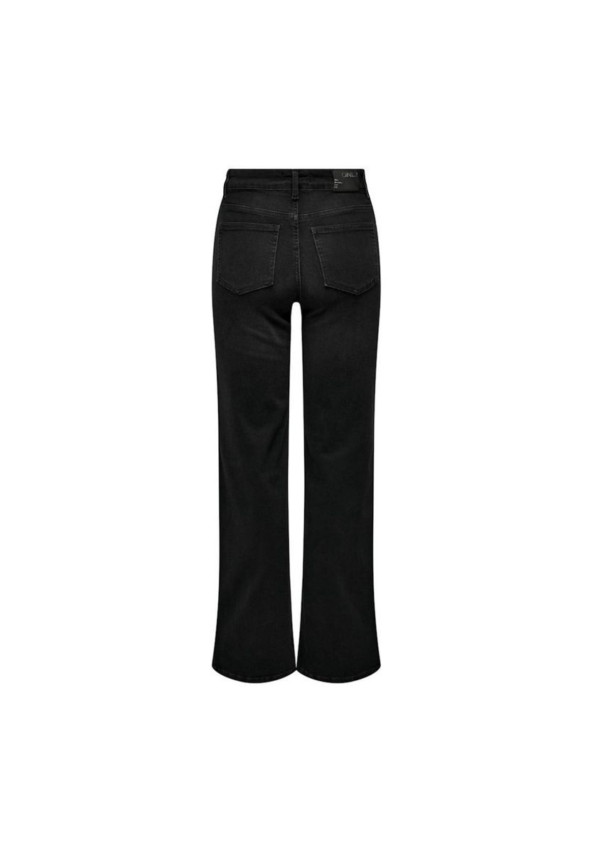 Damenjeans mit hohem Bund und weitem Bein