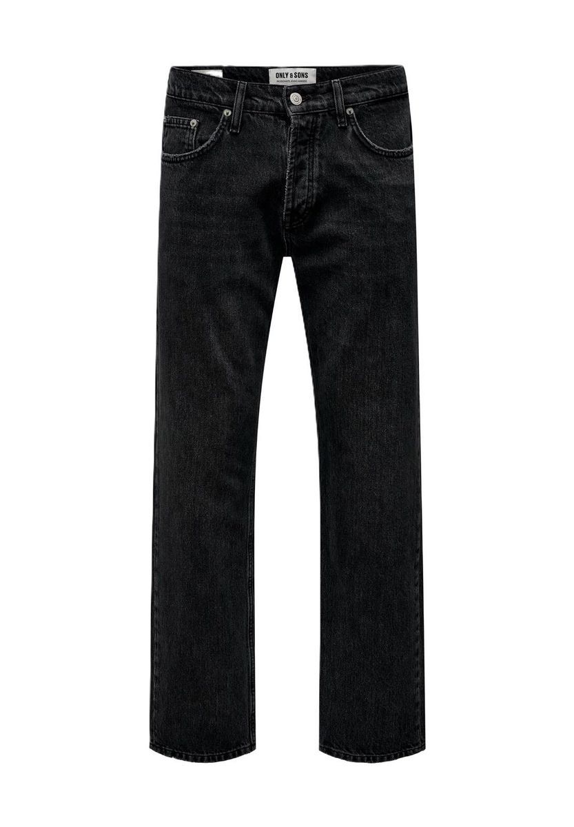 Klassische Straight Fit Jeanshose