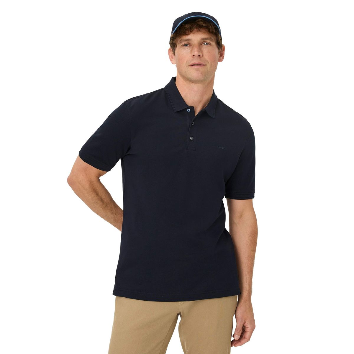 Klassisches Hi-Flex Piqué-Poloshirt