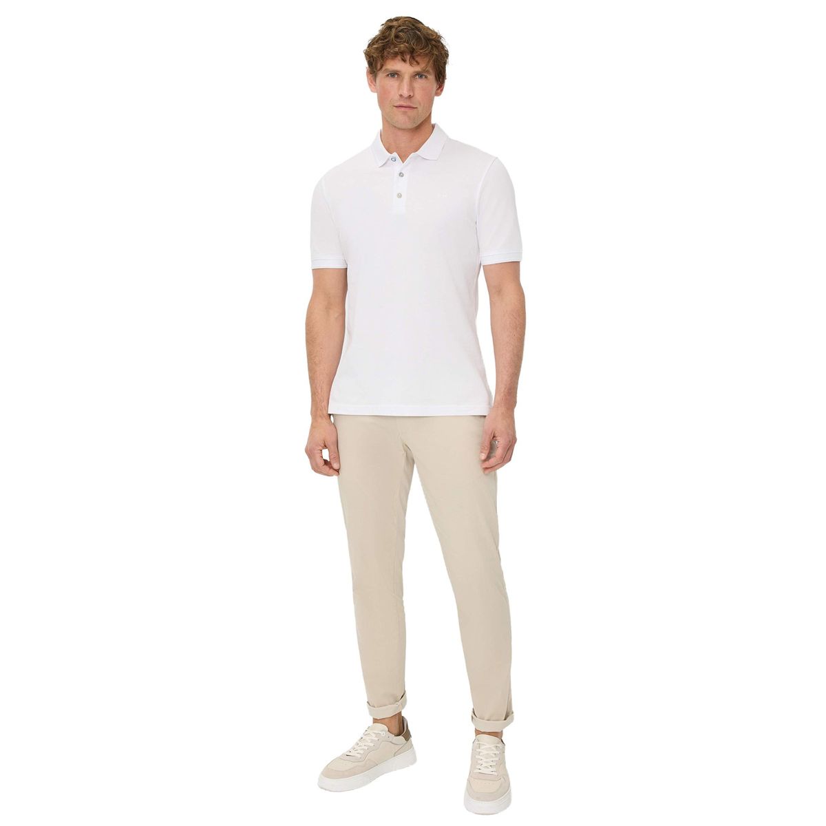 Klassisches Piqué-Poloshirt aus Pima-Baumwolle