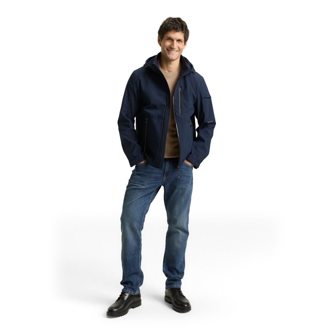Funktionale Allwetterjacke mit Kapuze