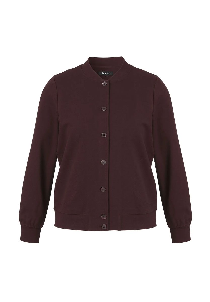 Blouson-Jacke mit Knopfleiste