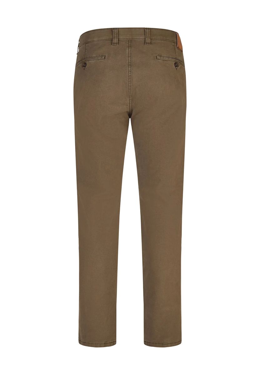 Schlanke Flat-Front Chino-Hose