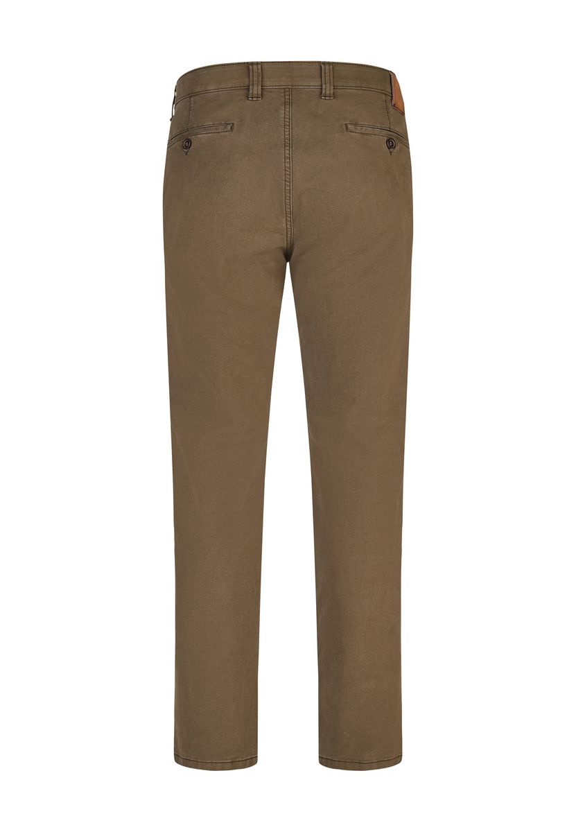 Schlanke Flat-Front Chino-Hose