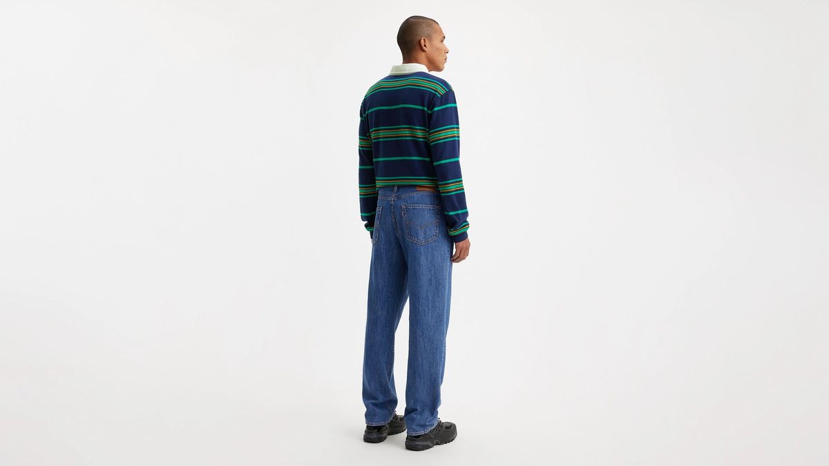 Locker geschnittene Baggy Denim Jeans