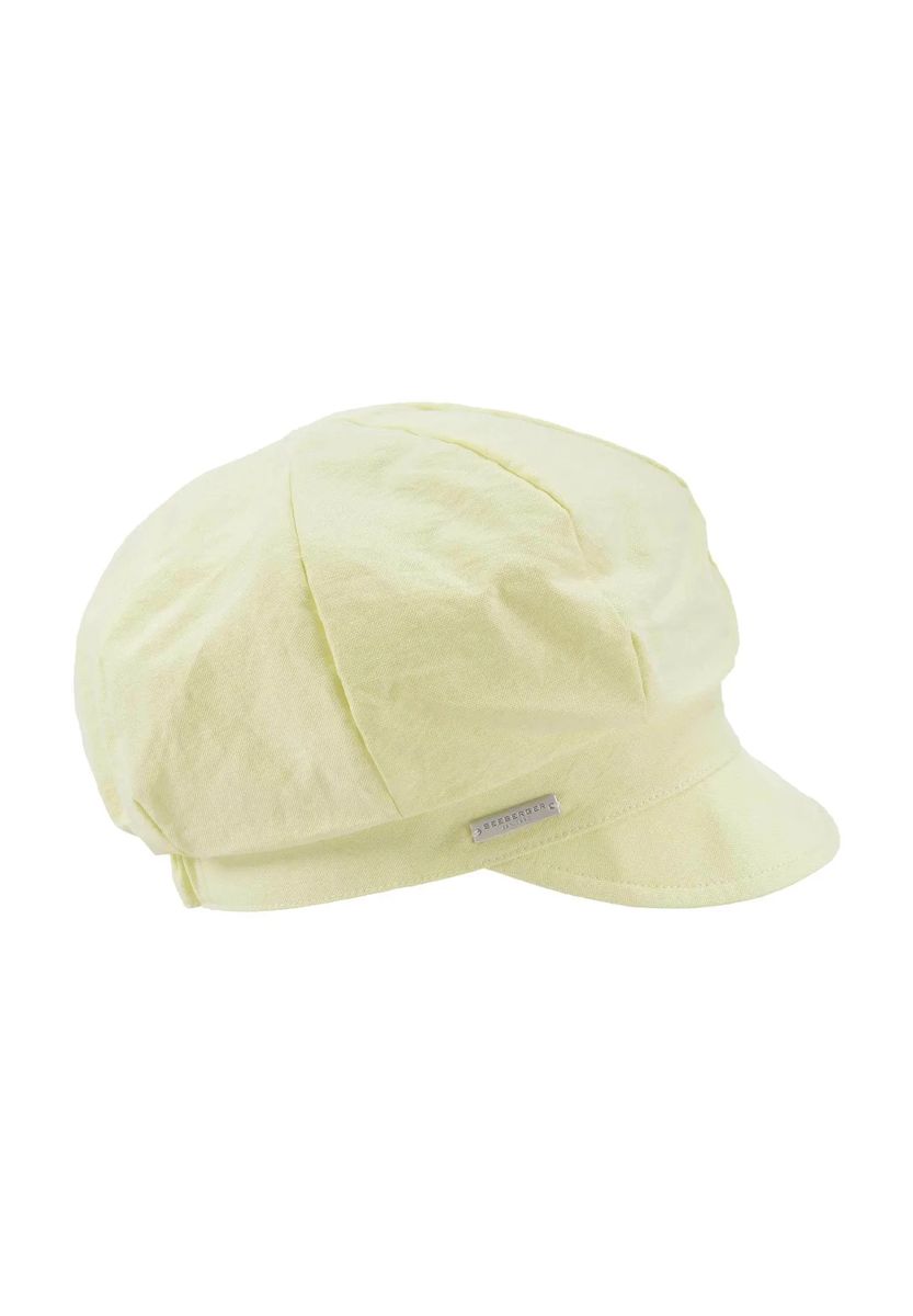 Leichte Ballonmütze in Chambray-Optik
