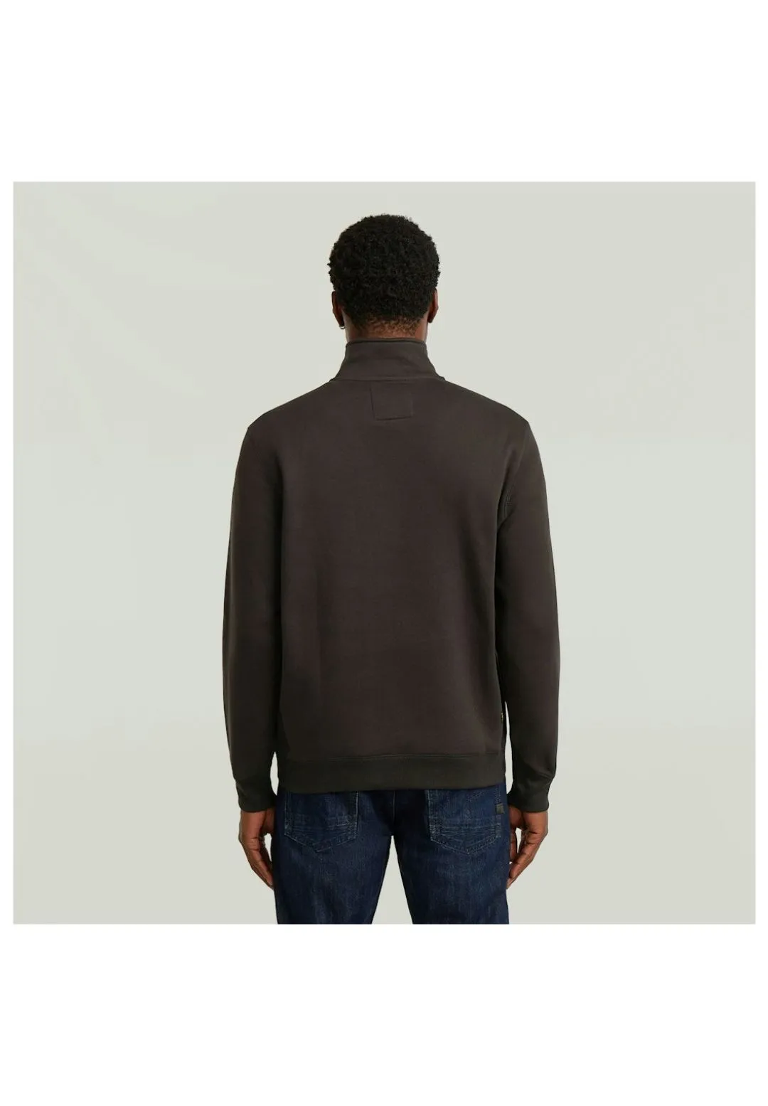Half-Zip Sweatshirt mit Troyer-Kragen