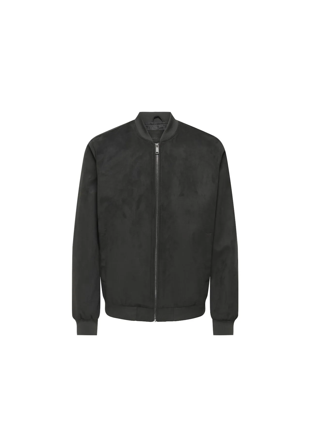 Bomberjacke aus Wildlederimitat