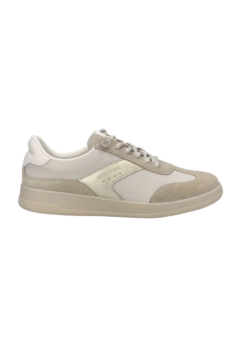 Mixed-Material Sneaker mit Akzenten