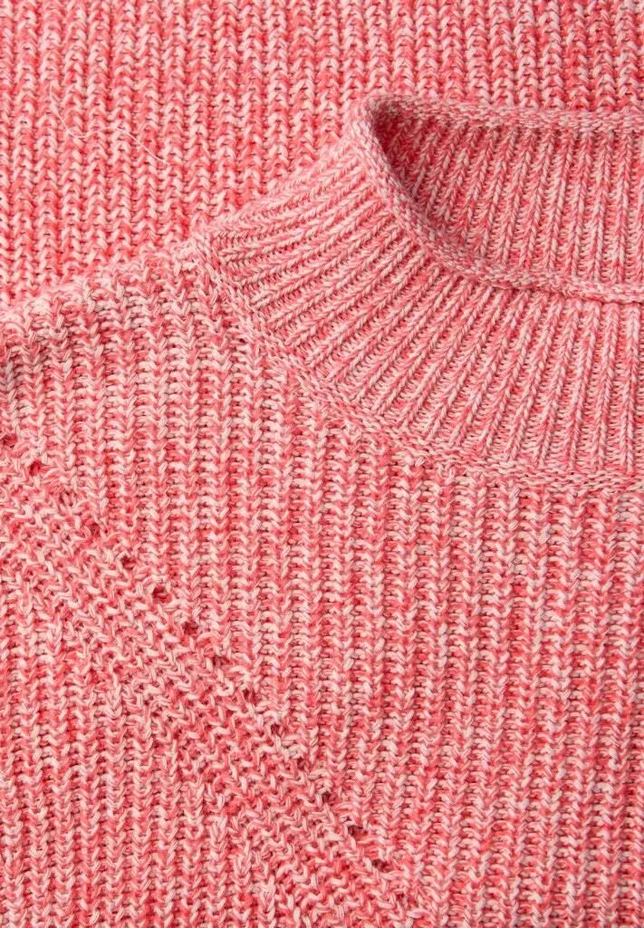 Strukturierter Baumwoll-Mouline-Pullover