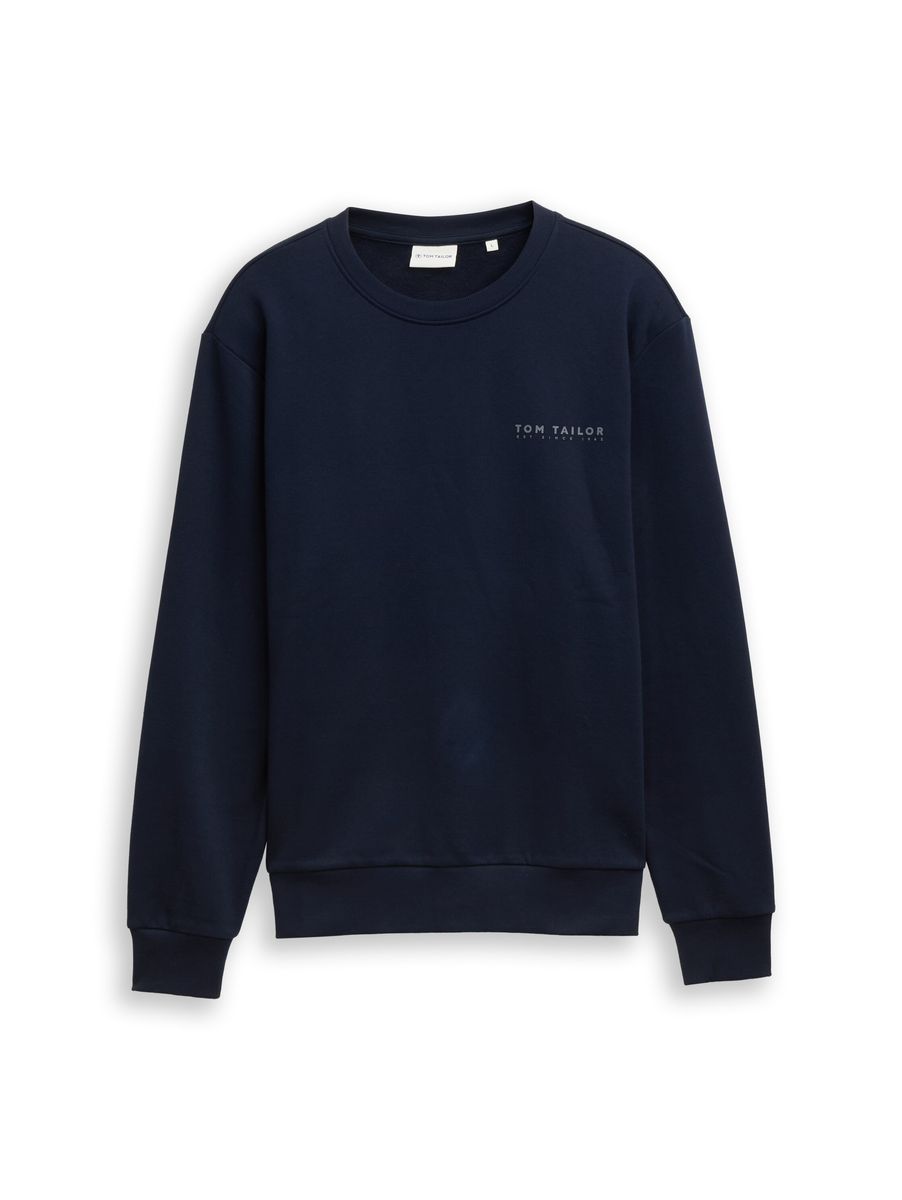 Klassisches Sweatshirt mit Rundhalsausschnitt