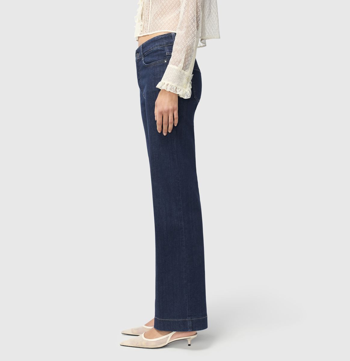 High-Waist Wide-Leg Shaping-Jeans