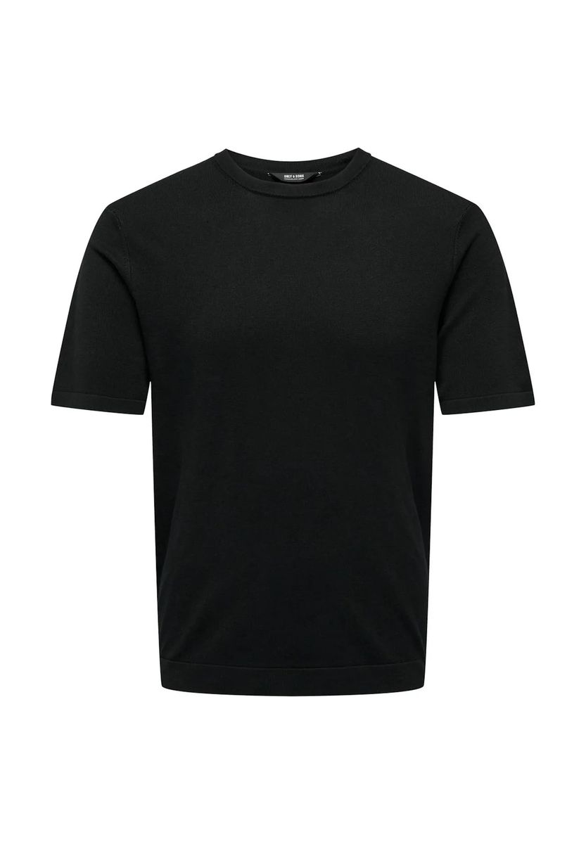 Kurzärmeliges Feinstrick-Shirt