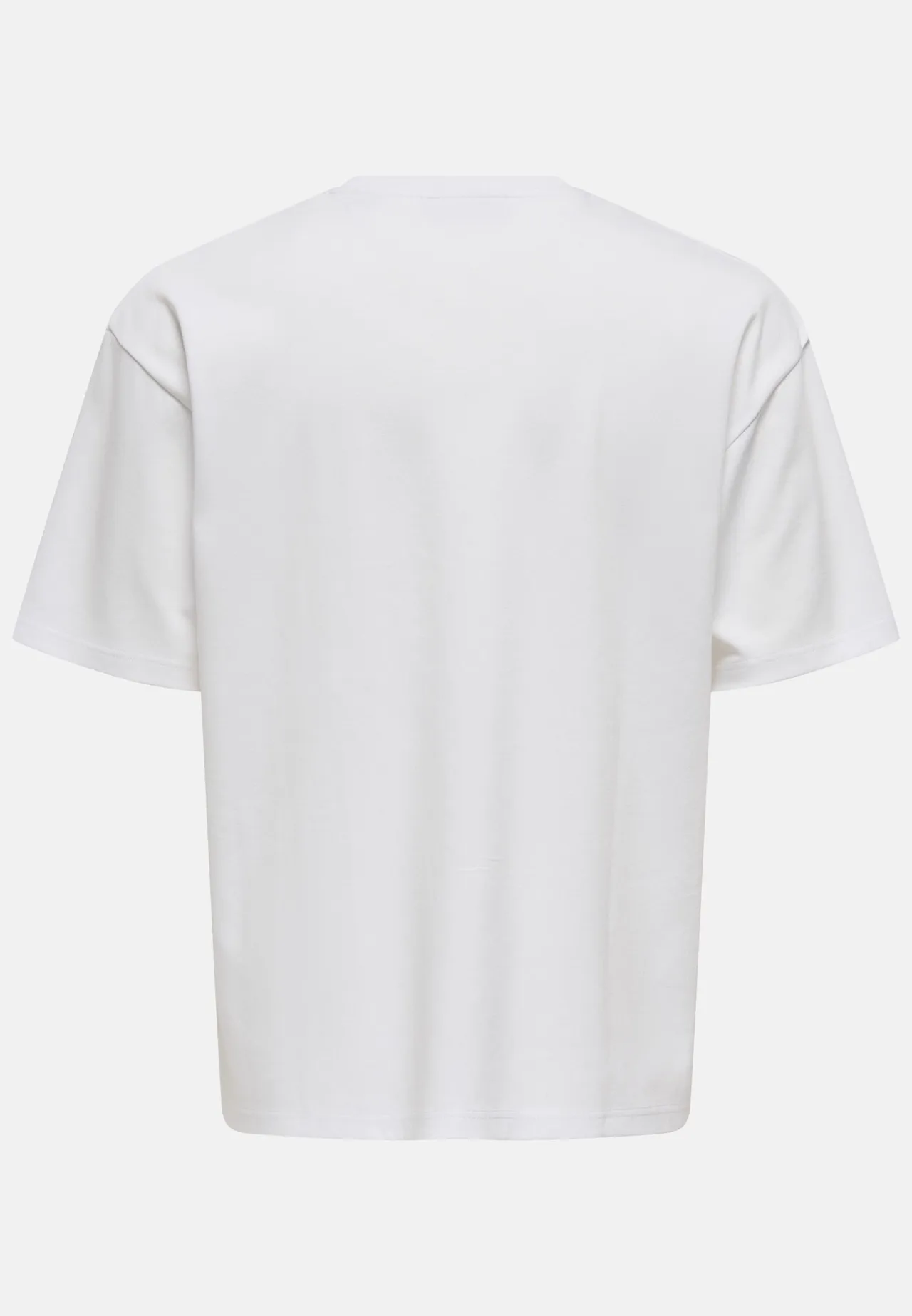 Lässiges Basic-T-Shirt mit Rundhalsausschnitt