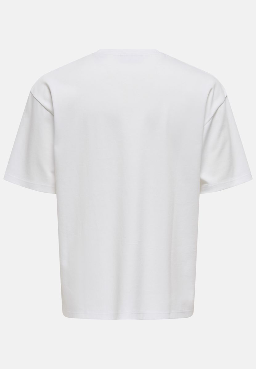 Lässiges Basic-T-Shirt mit Rundhalsausschnitt