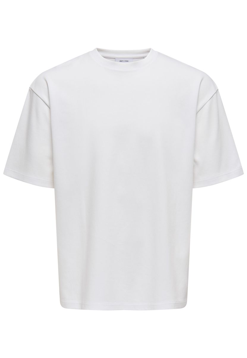 Lässiges Basic-T-Shirt mit Rundhalsausschnitt