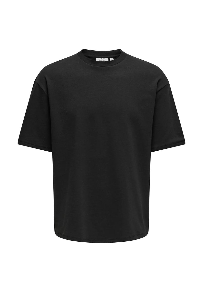 Minimalistisches Relaxed Fit Rundhals-T-Shirt