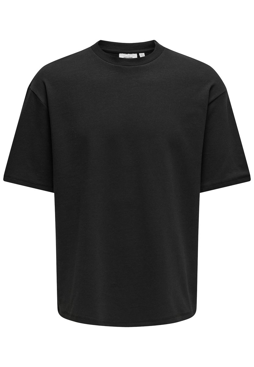 Minimalistisches Relaxed Fit Rundhals-T-Shirt