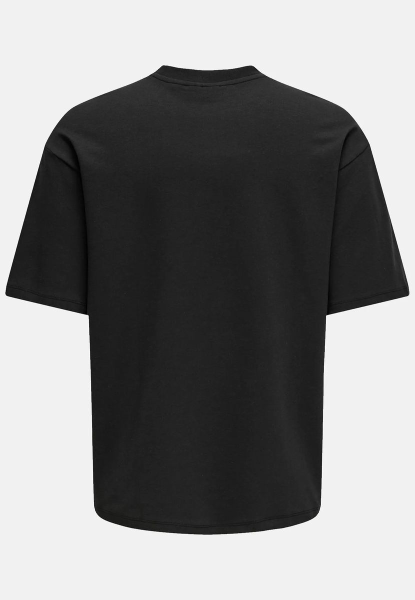 Minimalistisches Relaxed Fit Rundhals-T-Shirt