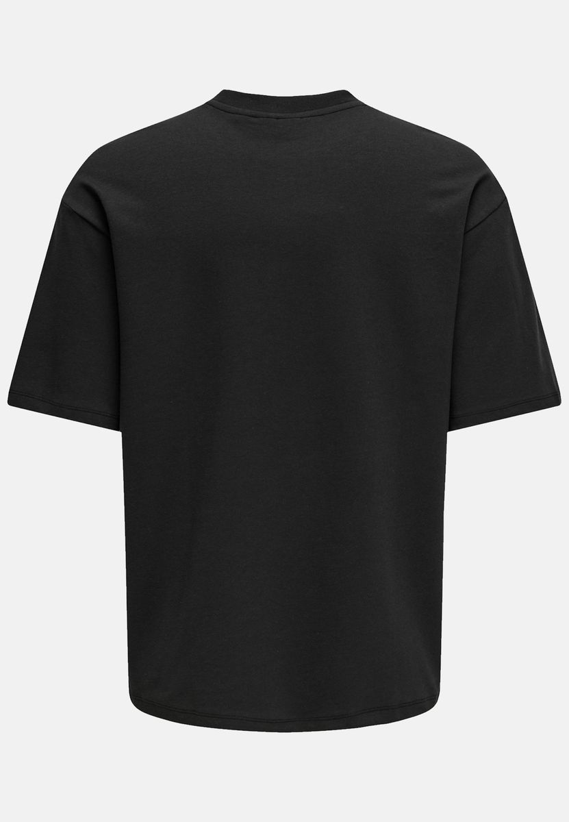 Minimalistisches Relaxed Fit Rundhals-T-Shirt