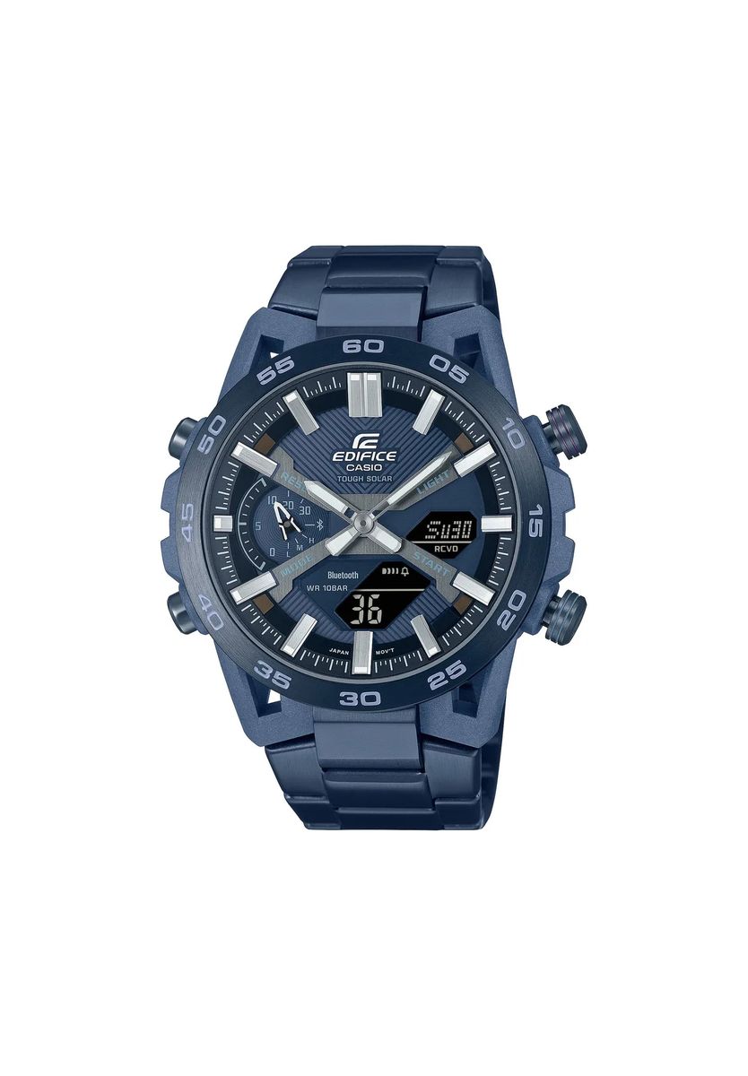 Solarbetriebene Bluetooth-Chronographen-Armbanduhr