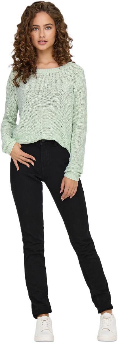 Leichter Strickpullover mit Rundhalsausschnitt