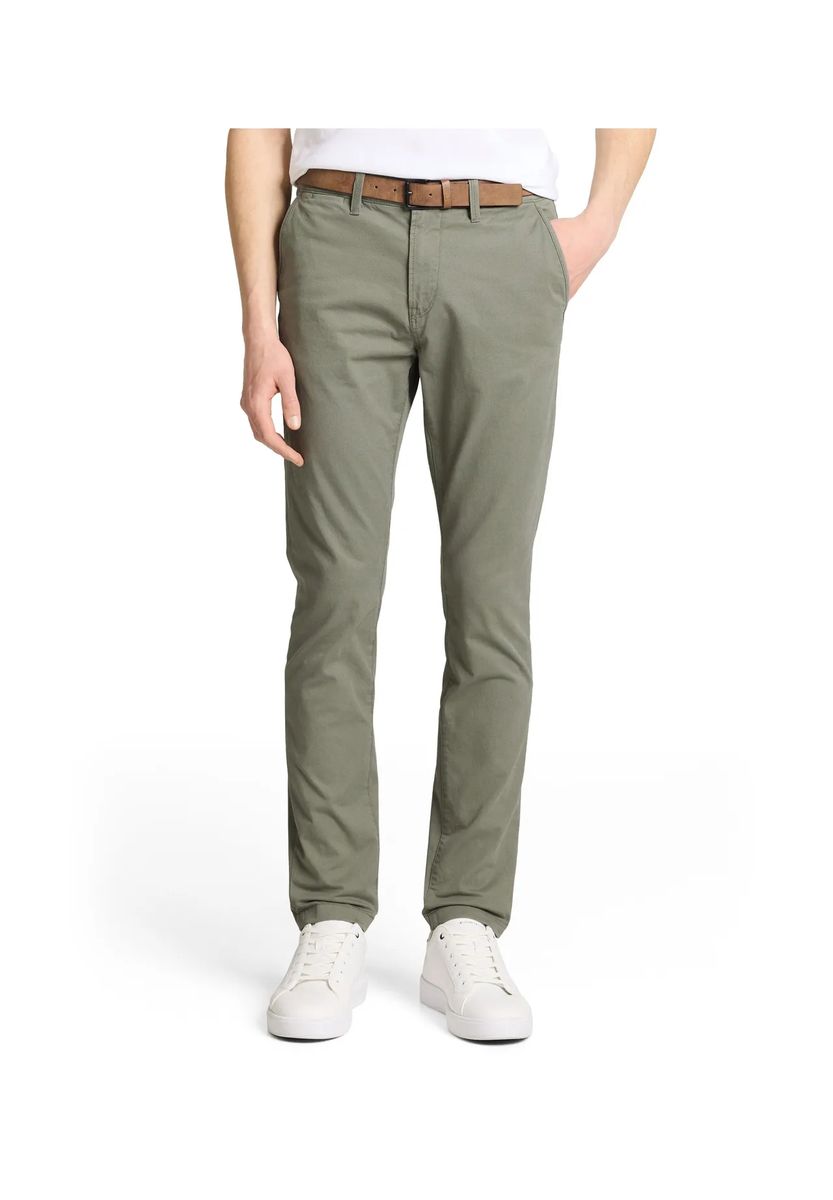 Slim Fit Chino mit Gürtel