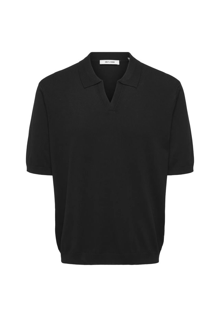 Strick-Polohemd im Relaxed Fit