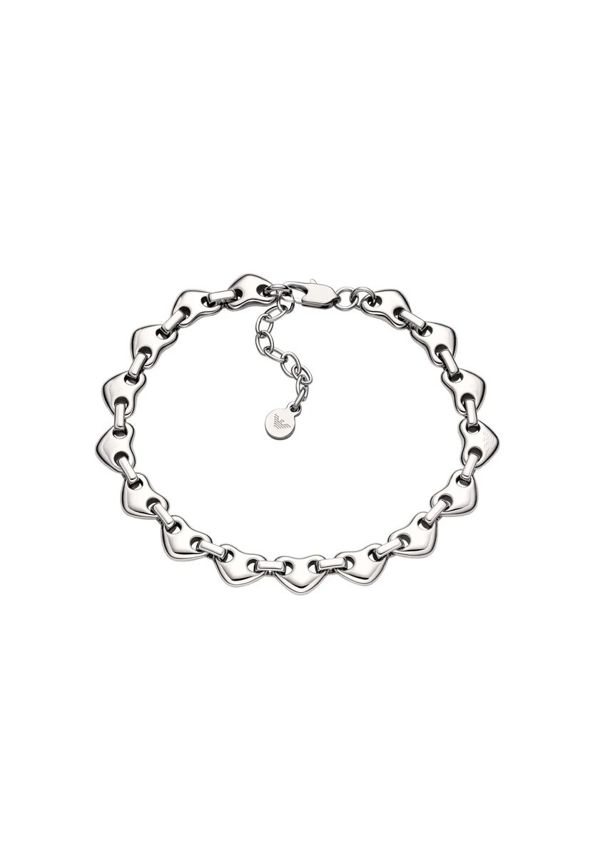 Poliertes Herz-Gliederarmband