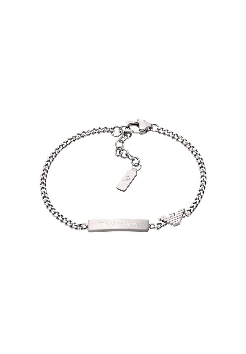 Armband mit ID-Plakette aus Edelstahl